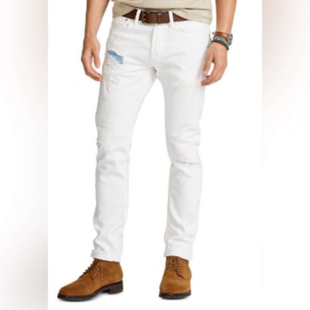 *NWOT* Ralph Lauren Black Label Sullivan Slim White Denim Jeans